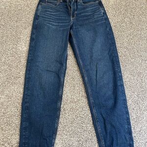American Eagle Outfitters Dark Blue Straight Leg Jeans